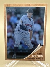 JUSTIN WILSON 2011 Topps Heritage Minor League Ed. BLUE TINT #091/620 (#139)