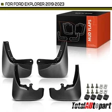 4Pcs Splash Guards Mud Flaps Mudguards Front & Rear for Ford Explorer 2019-2023