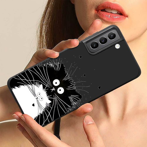 Schöne Katzen Hülle Silikon Handyhülle für Samsung Galaxy A17 A56 A35 A25 A06 A55 - Bild 29 von 102