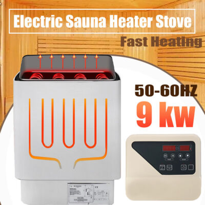 6KW/9KW Sauna Heater,Sauna Stove,Dry,Rock Protector included,With Out Controller