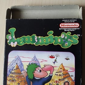 Nintendo NES Lemmings in OVP mit Anleitung Boxed Game PAL B Spiel