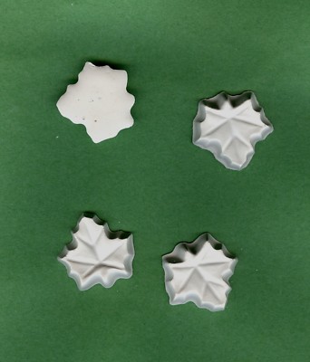 Maple tree leaves plaster of Paris painting project. Set of 12!