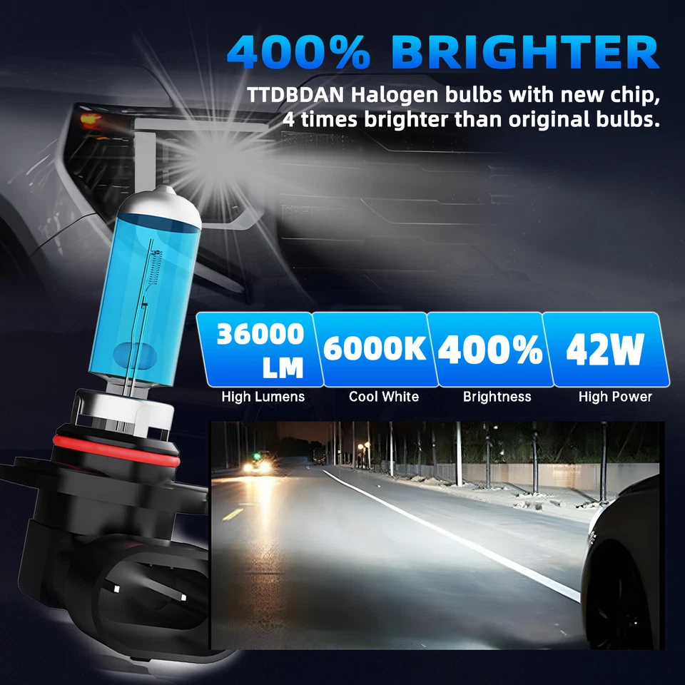 For Lincoln Mark LT 2006-2008 Halogen Headlight Bulbs Hi/Low Beam Fog light  - Изображение 2 из 4