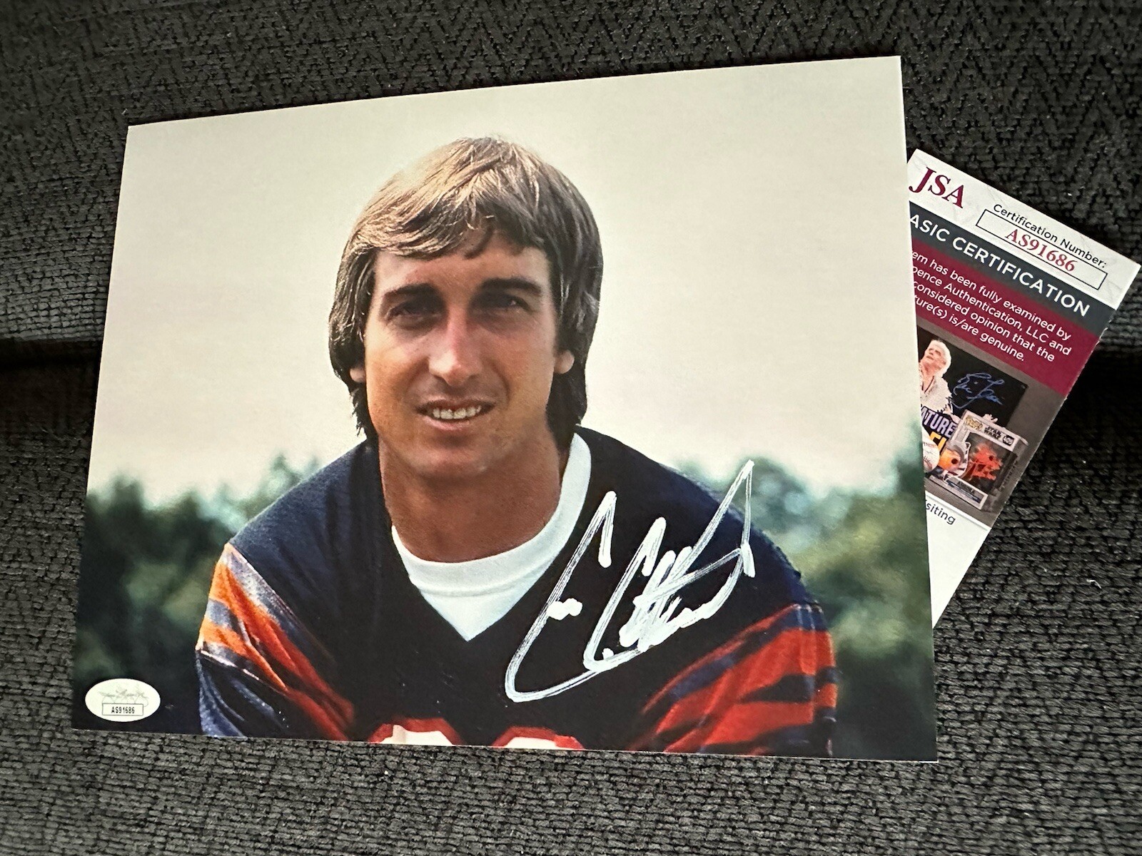 Cris Collinsworth Signed 8 X 10 Photo Autographed JSA Authenticated COA Bengals 