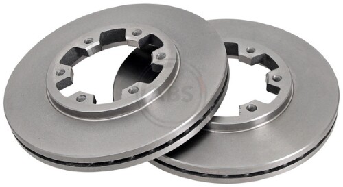 2X Originale A.B.S. Disco Freno ABS 15994 Ford Nissan Ventilato 277x26 mm 6 Fori - Immagine 2