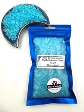 Blue Unscented Handmade  Blessed Salt Bath for Spell-Craft Ritual