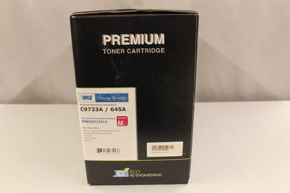 Cartucho de tóner MSE Premium C9733A 645A MSE02213314 MAGENTA Foto 2 de 4