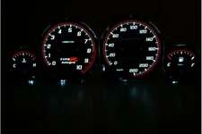 Honda Integra DA6 1991 II gen. glow gauges dials plasma dials kit tacho glow das
