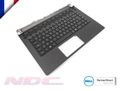 NEW Dell Alienware m15 R7 Palmrest & FRENCH RGB Per-Key Keyboard - 0HN40P+0RXMJG