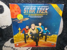 The Animated Adventures of Gene Roddenberry's Star Trek Laserdisc LD FreeShip