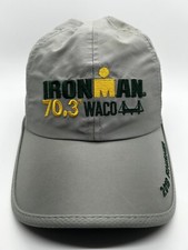 Ironman 70.3 Waco 2018 Finisher Cap Hat Adult Adjustable Gray Polyester Boco