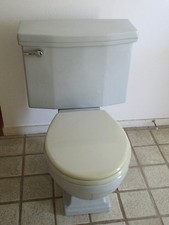 Vintage 1954 American Standard 4043 toilet GRAY
