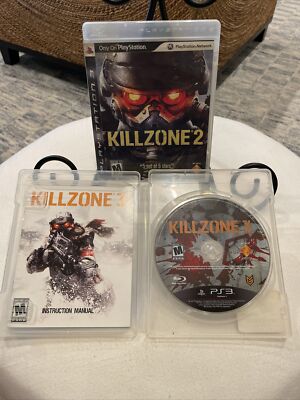 Killzone 2 & 3 (Sony PlayStation 3, 2009) PS3 Works! Ships FREE! Excellent Games
