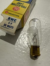 BWC projector lamp projection light bulb 6v 50w, G.E, brand