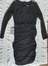 Eliza J Dress Black Size 2 NWT MSRP 128