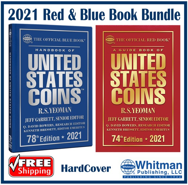 New 2021 Red Book Price Guide For US Coins + Blue Book HARDCOVER DEAL Bundle Set eBay
