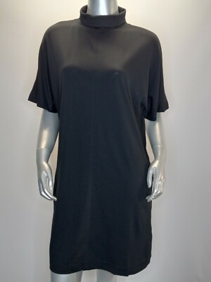 Prolouge Target Size Medium Dress Black Mock Neck Short Sleeve New | eBay