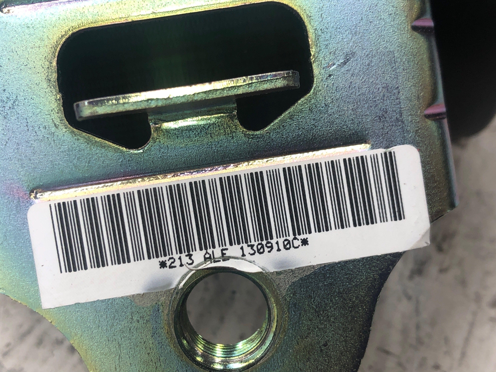2006-2012 BENTLEY CONTINENTAL REAR CENTER MIDDLE SEAT BELT RETRACTOR 3W5857807