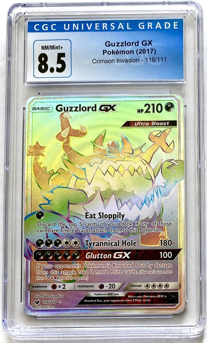 PSA10 DBH HG6-38 クウラ Guzzlord GX (Secret) 116/111 Sm-Crimson Invasion Holo for