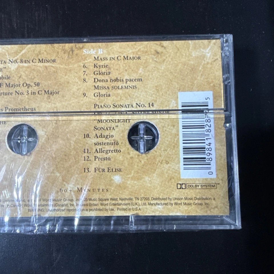 Beethoven Gallery Of Classic UNISON V82874 1999 Cassette Tape Brand New - Image 4 of 4