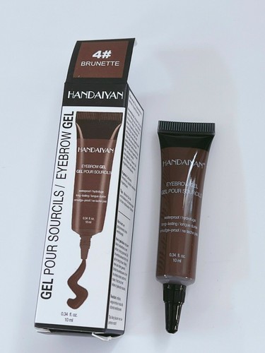 AU Waterproof Eyebrow Tattoo Lasting Liner Tint Liquid Gel Cream Tube Brush - Picture 18 of 20