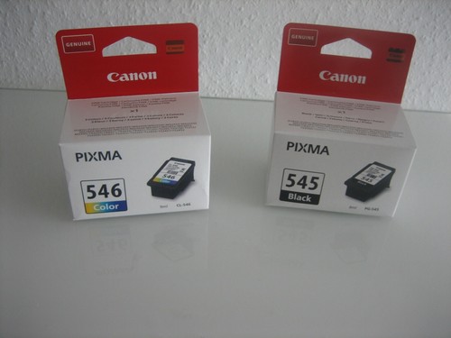 Original-Genuine Multipack Black+Color Canon PG-545 +CL-546 MG-3050 MG-3052 - 第 1/15 張圖片