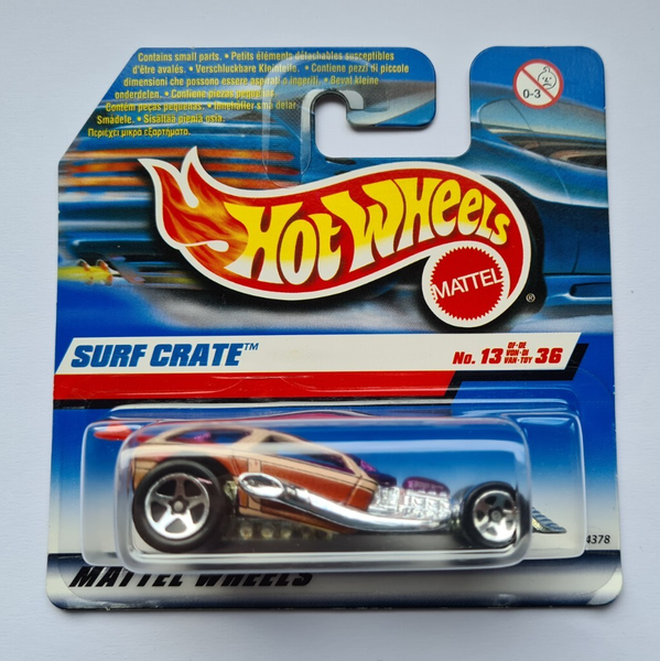 Hot Wheels 2000 Surf Crate Lila Braun First Editions - 13/36 Neu Ovp Top Zustand-image