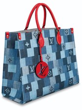 blue jean louis vuitton purse