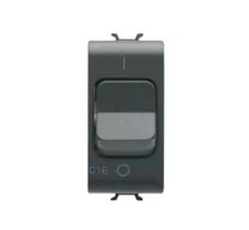 GEWISS GW 12468 INTERRUTTORE MAGNETOTERMICO 1P+N C16 3KA 1 MODULO CHORUS NERO