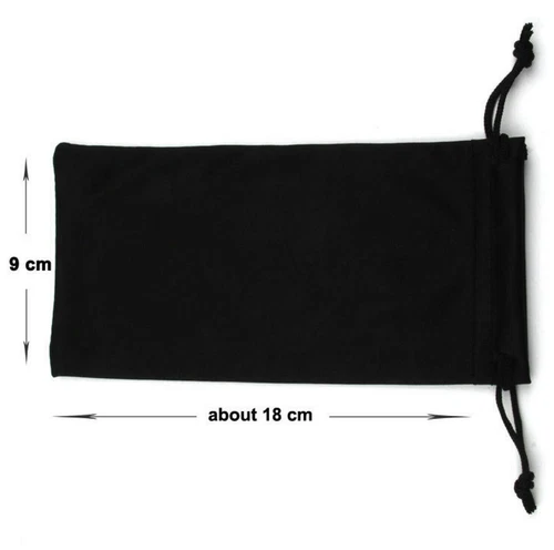 100x 18cm*9cm Mikrofaser Sonnenbrille Tragetasche Softcase Brillentasche NEU - Bild 2 von 15