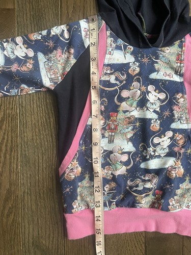 Handmade Nutcracker Girls Sweatshirt Size Small With Pockets - Picture 7 of 8
