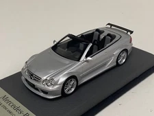 1/43 Kyosho Mercedes CLK DTM DTM C209 2007 Silver Leather base AB1064