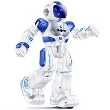 Ruko 6088 Upgraded Interactive Smart Robot Toy For Kids White And Blue 