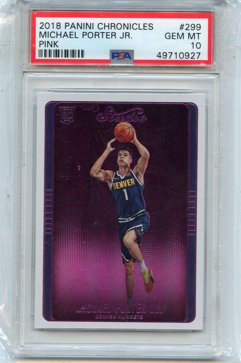 2018-19 CHRONICLES STUDIO #299 MICHAEL PORTER JR. 2018-19 CHRONICLES STUDIO #299 MICHAEL PORTER JR.