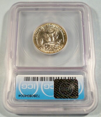 1959-D ICG MS66+ WASHINGTON QUARTER 25c MS 66 + PLUS NICE GOLD