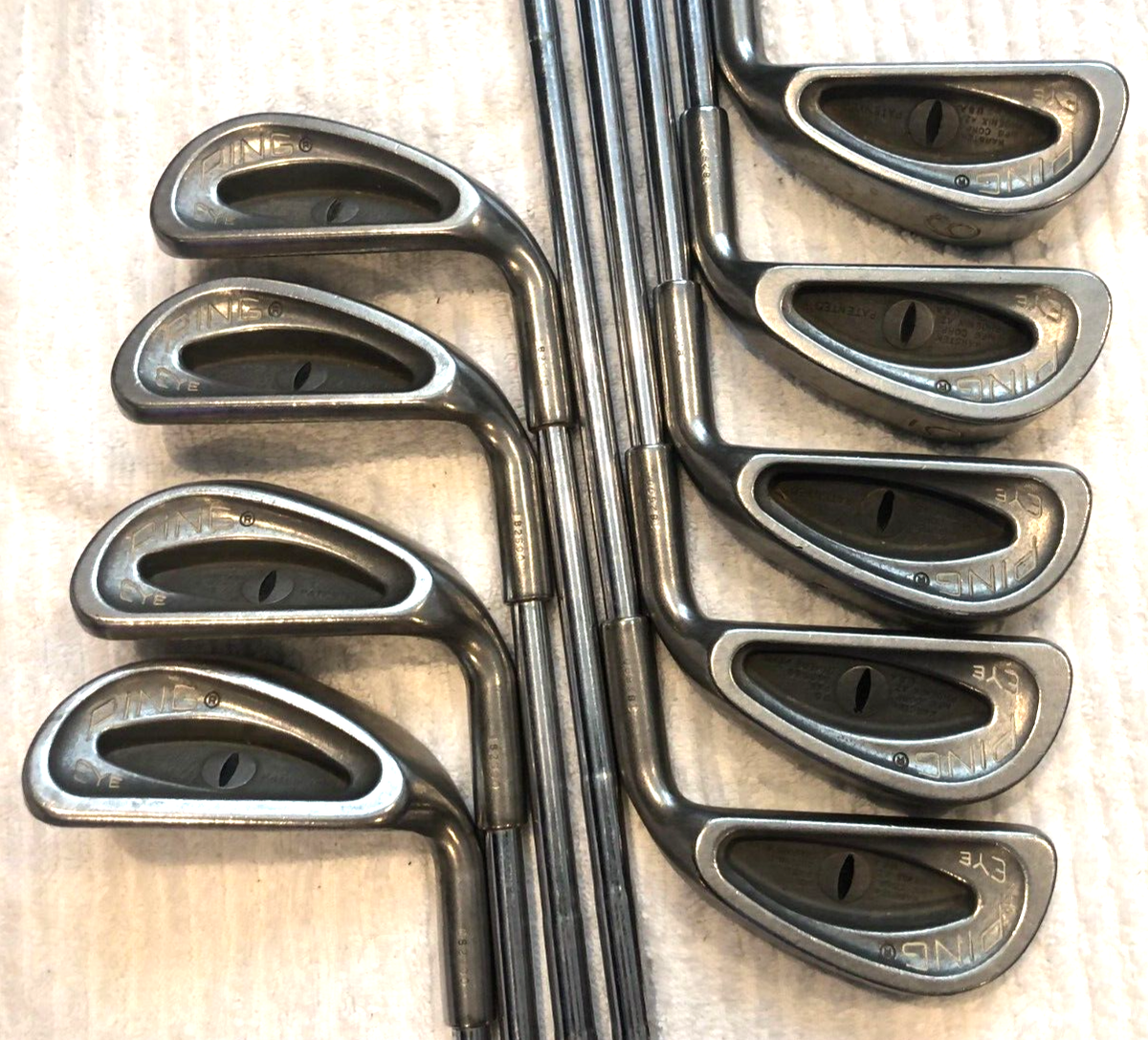 Left Handed Ping Zing Orange Dot 9 Iron Regular Steel Shaft Lamkin Grip Left Handed Ping Zing Orange Dot 9 Iron Regular Steel Shaft Lamkin Grip