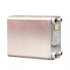 100 Placas Acero Inoxidable Intercambiador de Calor Placa Soldada 220V Calentador de Agua Enfriador