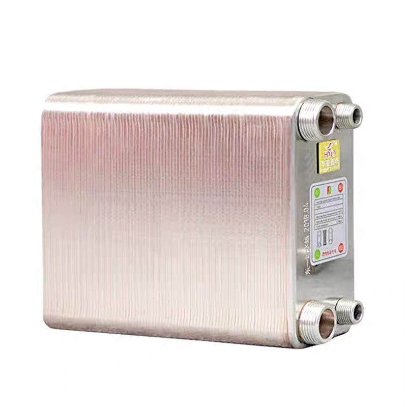 100 Placas Acero Inoxidable Intercambiador de Calor Placa Soldada 220V Calentador de Agua Enfriador
