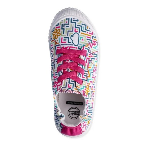 Scarpe da sneaker casual in tela punta d'urto Wonder Nation per bambini e bambine NUOVE - Foto 5 di 11