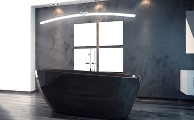Freistehende Badewanne Goya 160x70 Cm Ovale Standbadewanne Mineralguss Schwarz Ebay