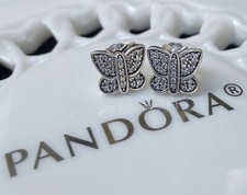 Authentic Pandora Butterfly Stud Earrings #29...