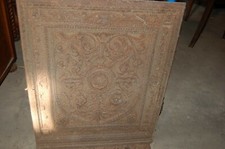Ofenplatte Kaminplatte Gusseisen antik Ornamente