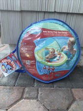 SwimWays Swim Step Water Introduction 9-24 Months Baby Spring Float Sun Canopy