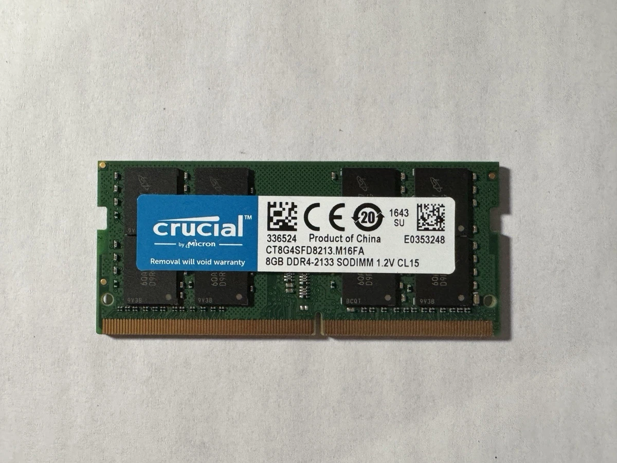 SO-DIMM Computer PC4-17000 (DDR4-2133) Bus Speed Memory (RAM) for