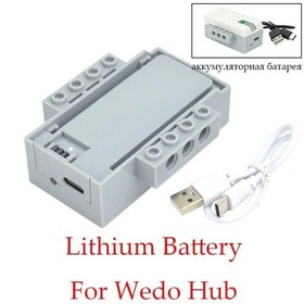 Battery Wedo 45300 M Motor Hub Technic Parts for Lego Kits Building Blocks Set