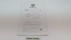 SEGA PAL EUR DREAMCAST CONSOLE NOTICE 🌟