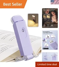 USB Rechargeable for Reading in Bed, Clip-on LED Reading Lamps Portable Bookm...