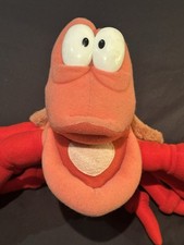Talking Sebastian Pull-String Plush The Little Mermaid Disney 1990 Tyco NEW MISB