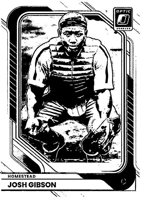 2025 Panini Donruss Optic Baseball Holo #90 Josh Gibson Homestead Parallel MLB