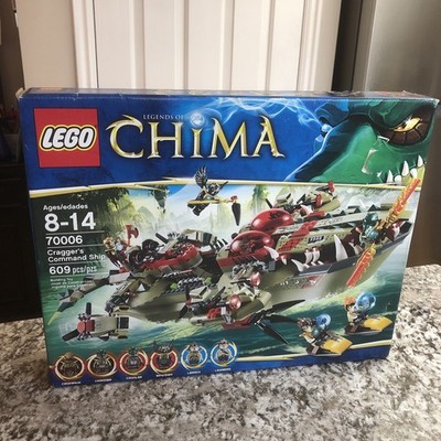 LEGO Legends of Chima 70006 Cragger's Command Ship Retired NIB